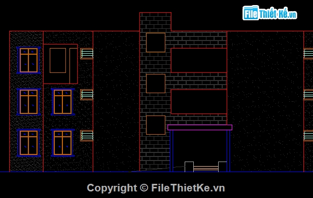 file hostel,dự án sinh viên,File Auto cad